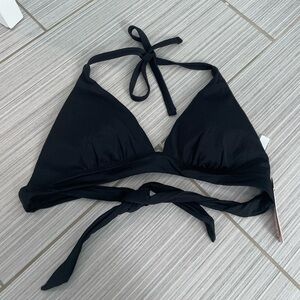 Victoria’s Secret Black Halter Bikini Top